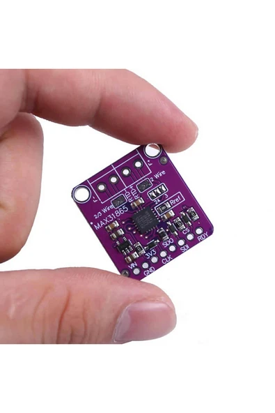 ROBİZ Max31865 Thermocouple Modül Ve 1 Metre Pt100 Sensör Rtd Sıcaklık Isı Sensör Okuyucu 15 Bit Adc - Resim 2