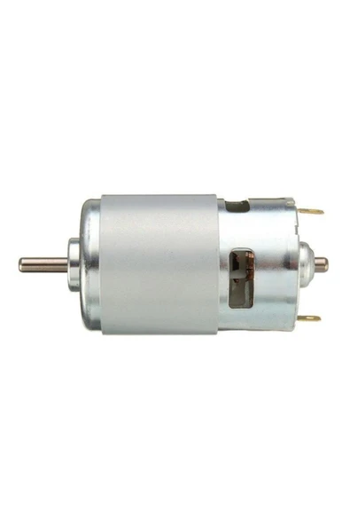 ROBİZ Rs775 Dc Motor 24v 15000 Rpm Rulmanlı Şarjlı Matkap Cnc Motor - Resim 3