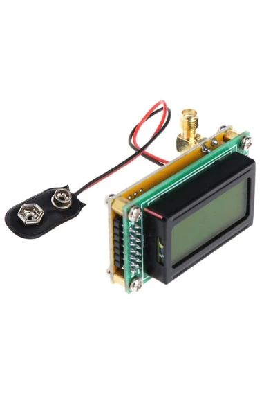 ROBİZ 1mhz-500mhz Rf Frekans Sayıcı 9v 0802 Lcd Ekran Dijital Rf Radyo Fm Am Sinyal Metre Test Ölçüm - Resim 3