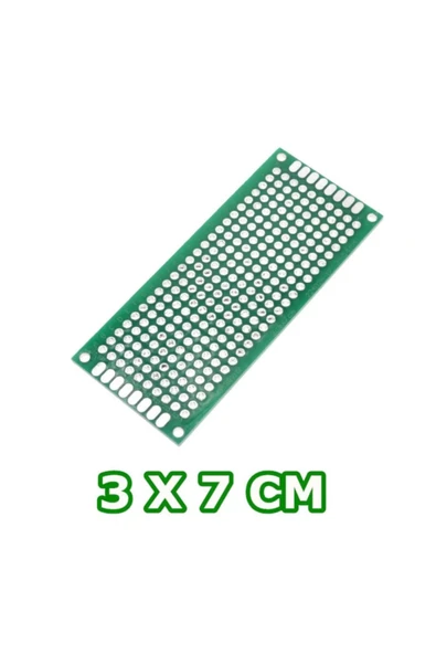 ROBİZ 3cm X 7cm 10x24 Proto Pcb Pertinaks Elektronik Devre Prototip Deney Kartı Fr4 Delikli Plaket - Resim 7