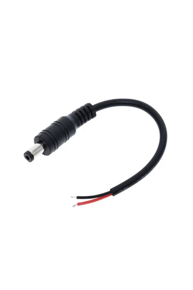 ROBİZ 5.5mm X 2.1mm 15cm Erkek Adaptör Kablosu 22awg 36v 3a Besleme - Resim 6