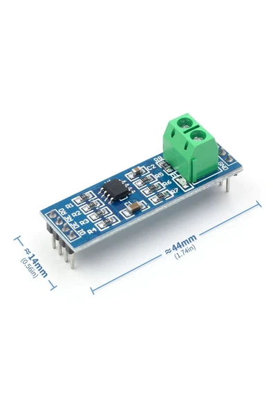 ROBİZ Uart Ttl To Rs485 Çevirici Max485 Modül Com Seri Port Sinyal Çevirici Haberleşme