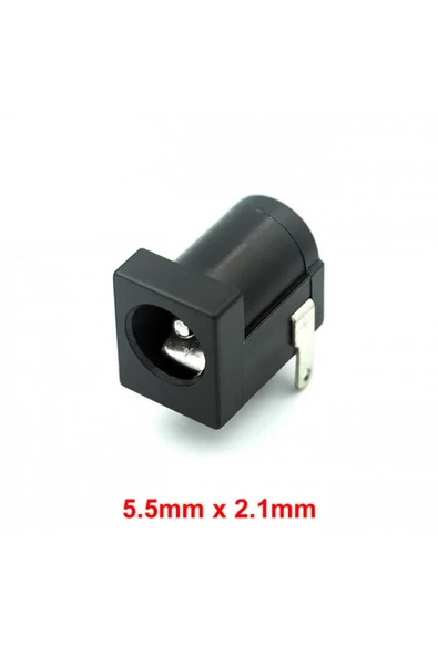 ROBİZ 5.5mm X 2.1mm Dc Güç Soketi Plastik Dc005 Pcb Tip Adaptör
