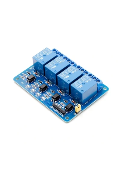 ROBİZ 4 Kanal 12v Röle Modül -- Ac 250v 10a -- Optokuplör Izolasyon - Resim 3