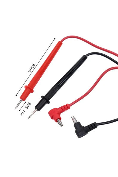 ROBİZ 1000v 10a Tüm Multimetreler Ile Uyumlu Test Ölçüm Probu Voltmetre Avometre Kablosu - Resim 7