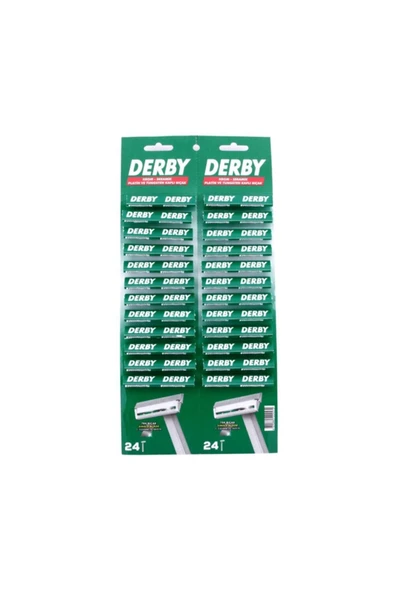 Derby  Kartela Tek Traş Bıçağı 48 Li