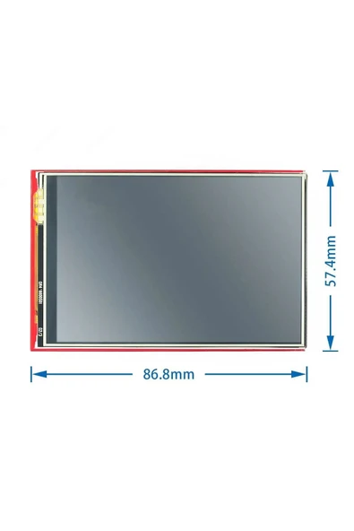 ROBİZ Arduino Uno R3 3.5" Tft Lcd Ekran Modül Resiztif Dokunmatilk - Resim 2