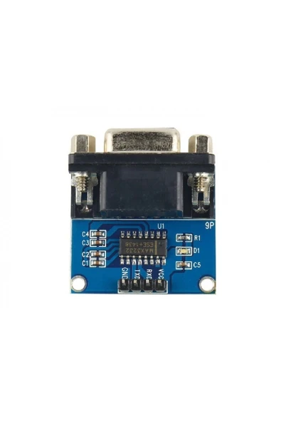 ROBİZ Max3232 Db9 Rs232 Ttl Uart Çevirici Modül Seri Port Arduino 3.3v - Resim 2