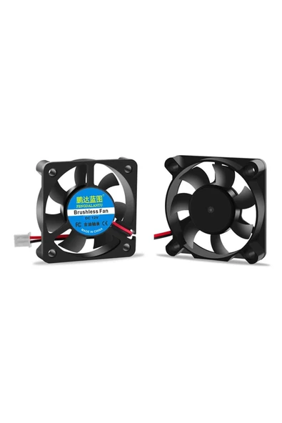 ROBİZ DC 12V FAN 50x50mm Soğutucu Kuluçka Ekran Kartı Cooler Pervane - Resim 3