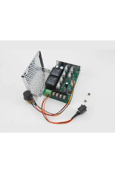 ROBİZ 40a 50v Dc Motor Hız Kontrol Devresi Ayarlanabilir Motor Sürücü - Resim 4