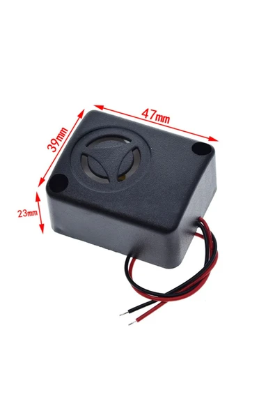 ROBİZ 120db Aktif Buzzer Dc 12v Siren Yüksek Desibel Aralıklı Yüksek Beep Ses Üreteci Alarm Hırsız Araba - Resim 10