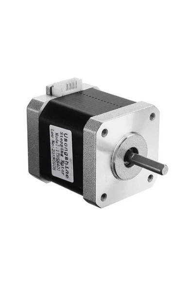 ROBİZ 17hs8401 Nema 17 Step Motor 0.5n.m D Mil 2 Faz 1.8a 1.8 Derece 200 Adım 3d Yazıcı Printer - Resim 6
