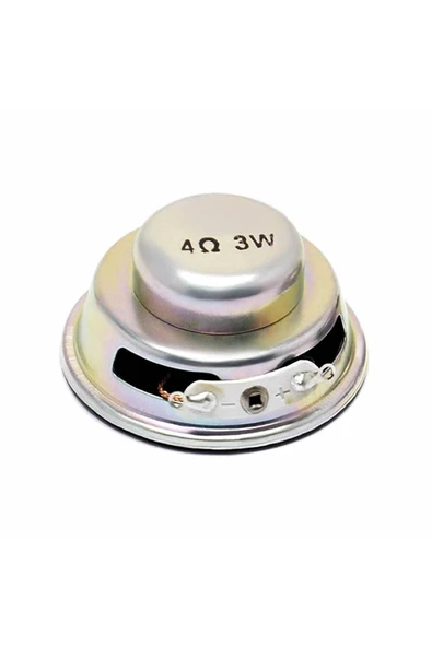 ROBİZ Mini 4cm 4 Ohm 3w Hoparlör Yuvarlak Speaker 3 Watt Ses Müzik Amfi Ses Oluşturucu Yüksek Kalite - 3