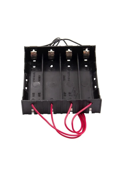 ROBİZ 18650 Pil Yuvası 4’lü Paralel 4 Adet 3.7v Paralel Lityum Lion Batarya Kutusu Mobil Güç Kaynağı - Resim 7