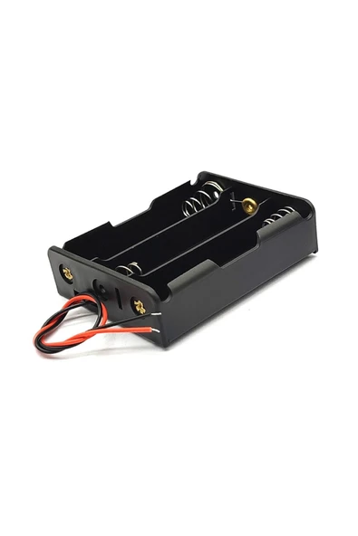 ROBİZ 18650 3lü Pil Kutusu Seri 3 Adet 11.1v Seri Lityum Lion Batarya Yuvası Mobil Güç Kaynağı Powerbank - Resim 2