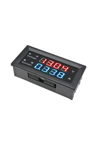 ROBİZ Panel Tip Dc 0-200v 10a Mv Voltmetre Ma Ampermetre M4430 - Resim 3