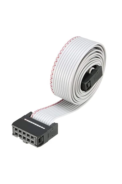 ROBİZ 70cm 10 Pin Idc Flat Kablo Ribbon Isp Avr Arm Swd Jtag Programlam - Resim 8
