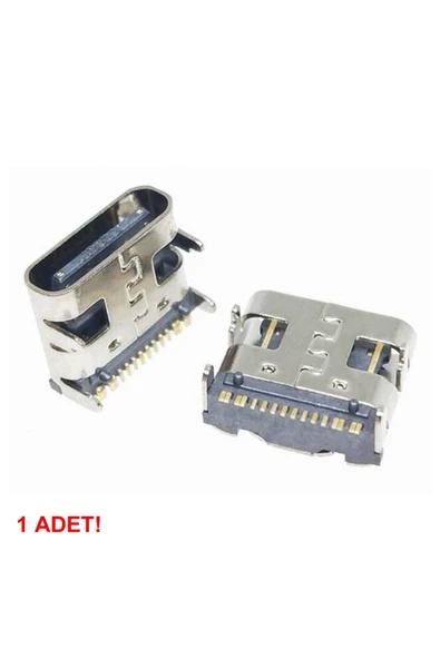ROBİZ Type-c Usb Soket 16 Pin Smd Usb 3.1 Cep Tel Elektronik Cihaz Usb Port Konnektör Şarj Soketi Dişi - Resim 4