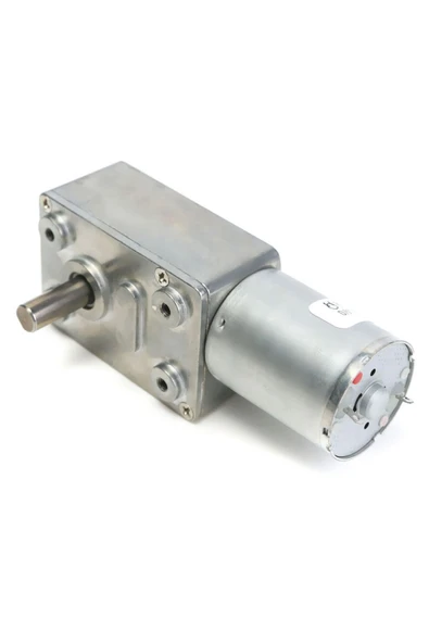 ROBİZ Jgy370 Dc 12v 60 Rpm Redüktörlü Dc Motor 2 Yönde Dönme L Tip 1kg.cm Yüksek Tork Metal Dişli - Resim 6