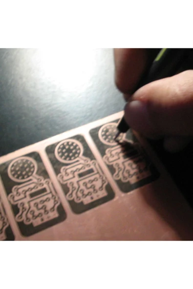 ROBİZ Pcb Çizim Kalemi 0.5mm Ince Uç S Baskı Devre Prototip Asetat - Resim 7