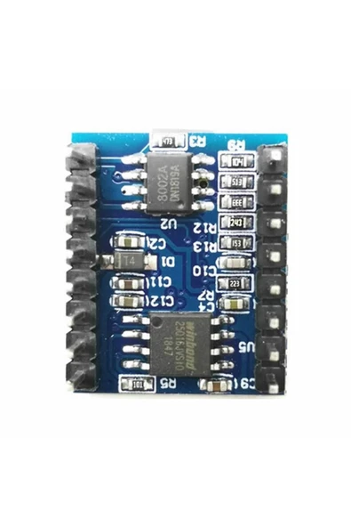 ROBİZ Jq6500 16mbit Mini Ses Mp3 Wmv Player Ses Müzik Çalma Kartı Micro Usb Uart Haberleşme 5 Tuşlu Kontrl - 2