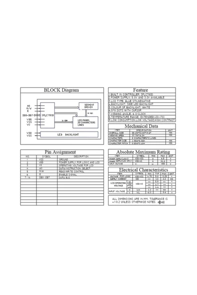 ROBİZ 0802a 2x8 Mavi Karakter Lcd Modül Display Ekran 5v Beyaz Arka Işık 8x2 8 X 2 Lcd Gösterge Menü - 8