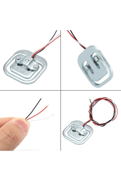 ROBİZ 50 Kg Ağırlık Tartı Sensörü Kare - Loadcell 100kg 200kg Hx711 - Resim 6