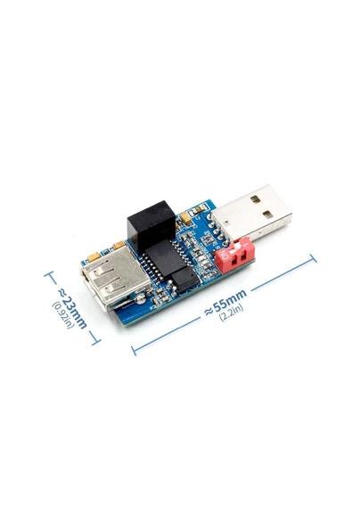ROBİZ Adum3160 Usb Izolatör Modül Usb Port Koruyucu Usb2.0 2500v 12mbps