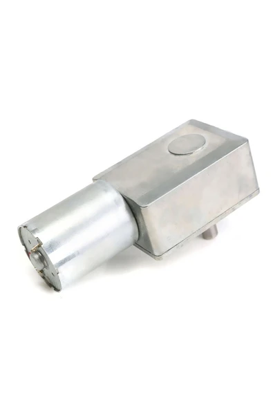 ROBİZ Jgy370 Dc 12v 60 Rpm Redüktörlü Dc Motor 2 Yönde Dönme L Tip 1kg.cm Yüksek Tork Metal Dişli - Resim 12