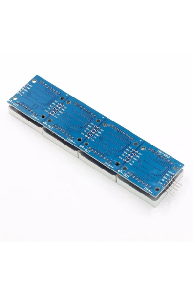 ROBİZ Max7219 4 Adet 8x8 64 Nokta Led Matrix Modül Dot Matrix 5v Ortak Katot Led Ekran Saat - Resim 7