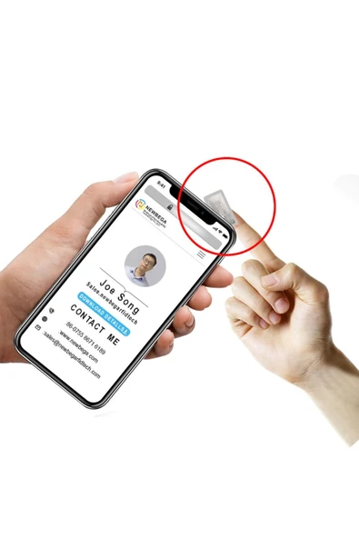 ROBİZ 13.56Mhz Ntag213 Nfc Rfid Etiket Transparan Manyetik Sticker Proximity Göstergeç 13.56 Mhz Kapı - Resim 4