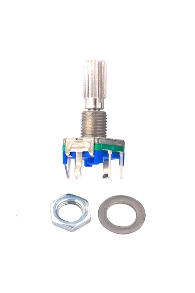 ROBİZ Ec11 Rotary Encoder Butonlu 20 Adım Pwm 360 Derece Döner Butonlu Dijital Potansiyometre Menu Motor