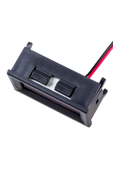 ROBİZ 3 Telli 0.56 Inch Dc 4-30v Panel Tip Dijital Mavi Voltmetre - Resim 4