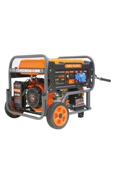 Windpower PT 7500E-3 İpli  Marşlı Monofaze 380 V-400 V Jeneratör