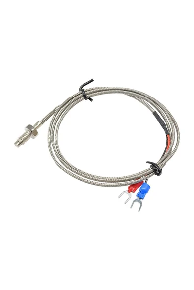 ROBİZ K Tip Thermocouple Sıcaklık Isı Sensörü 1 Metre 0c / 800c Paslanmaz Çelik M6 Dişli Prob K Tip - Resim 6