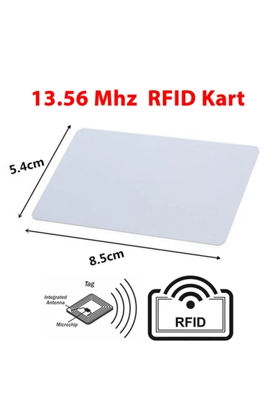ROBİZ 13.56mhz Rfıd Manyetik Kart Proximity Göstergeç Kart 13.56 Mhz Kapı Geçiş Personel Takip