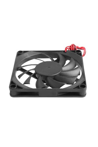 ROBİZ Dc 12v Fan 80x80mm 8010 8x8cm Sessiz 2 Pin Fırçasız Soğutma Fanı Kuluçka Ekran Kartı Cooler - Resim 3