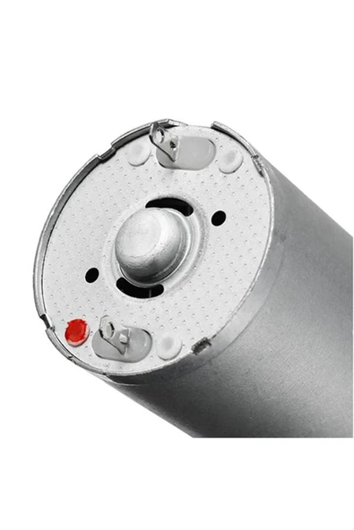ROBİZ 12v 100rpm Jga25-370 Redüktörlü Dc Motor Metal Dişli Yüksek Tork Kuvvet 25mm Robot Oyuncak - 8