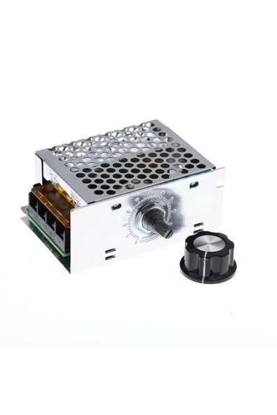 ROBİZ Ac 220v 4000w Dimmer Scr Ac Motor Hız Devir Kontrol Elektrikli Fırın Rezistans Su Isıtıcı Lamba - 4