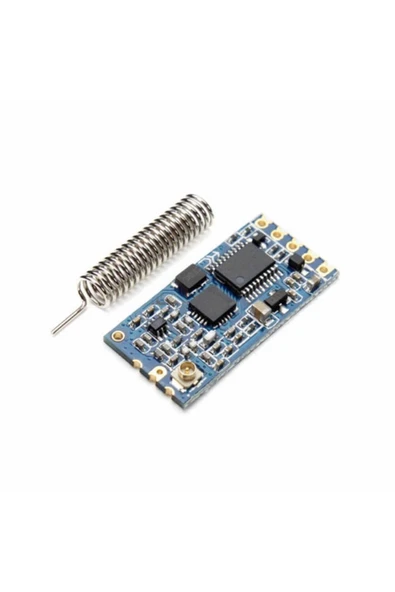 ROBİZ 433mhz 1000 Metre Hc-12 1000mt Rf Modül Kablosuz Haberleşme Alıcı Verici Seri Port Uzaktan Kontrol - Resim 5