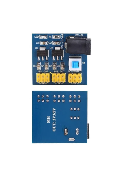 ROBİZ 5v 3.3v - 2 Çıkışlı Voltaj Düşürücü Güç Kaynağı Modülü Ams1117 - Resim 8