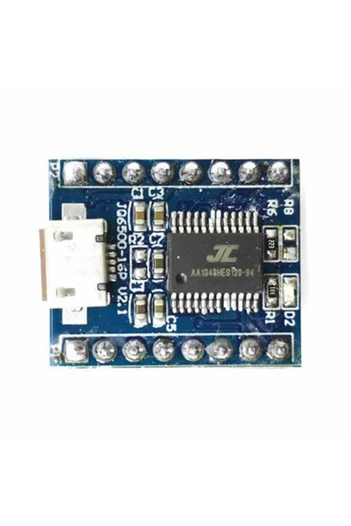 ROBİZ Jq6500 16mbit Mini Ses Mp3 Wmv Player Ses Müzik Çalma Kartı Micro Usb Uart Haberleşme 5 Tuşlu Kontrl - 3
