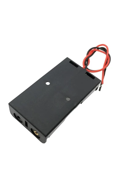 ROBİZ 2'li Aa Kalem Pil Kutusu Yuvası 3v Kablolu Kalem Pil Tutucu - Resim 4