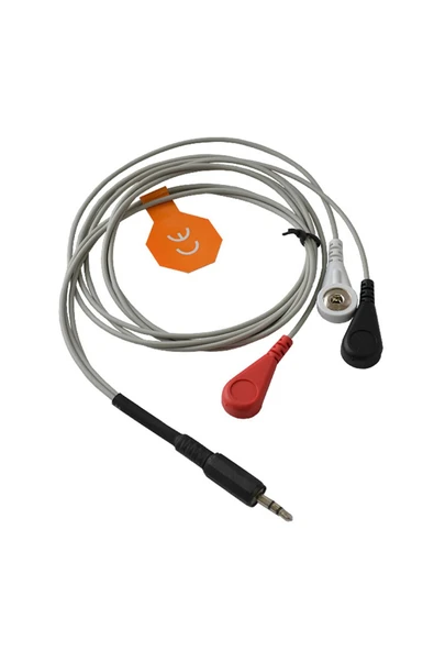 ROBİZ Olimex Ekg-emg Shıeld Elektrot Kablo Arduino Ekg Ecg Emg 100cm 3 Sensör Kablosu 3.5mm Soket Nabız - Resim 2