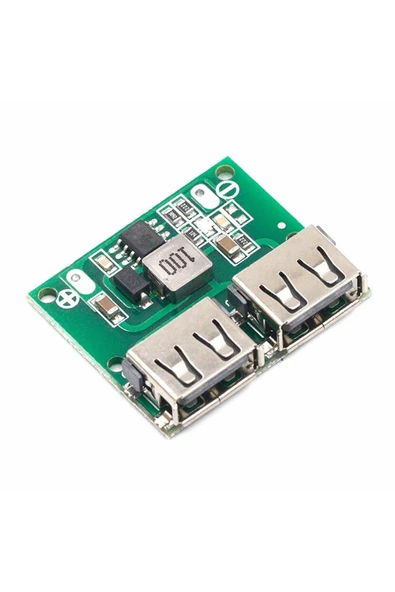 ROBİZ 6-24v To 5v 3a Dual Usb Çıkış Voltaj Düşürücü Hw-681 2x Usb Çıkış Şarj Taşınabilir Güç Kaynağı