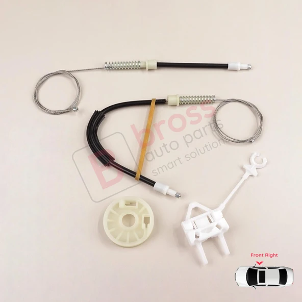 Alfa Romeo 156 932 1996-2007 4/5 Kapı 60672277 İçin Ön Sağ Kapı Cam Kriko Tamir Seti