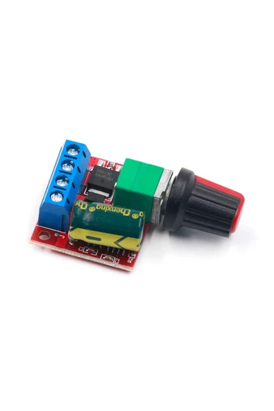 ROBİZ 5v / 35v 5a Mini Dc Motor Sürücü Hız Kontrol Devresi 0-100% Pot Kontrollü Pwm Dc Led Dimmer - 7