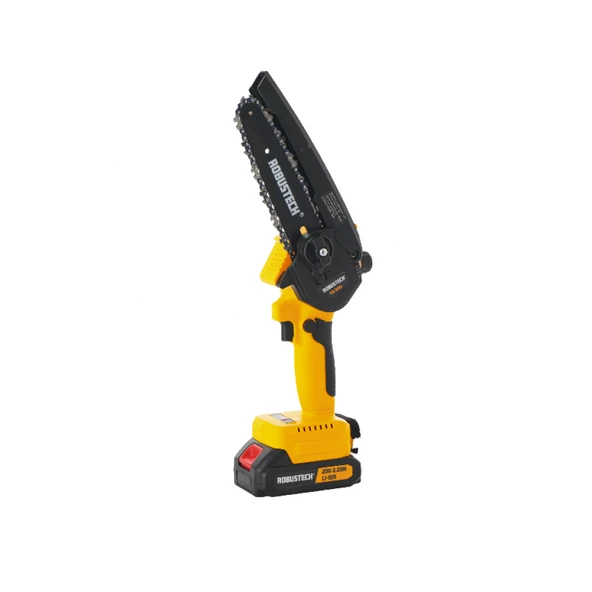 Robustech CS-200 Kömürsüz Akülü Yağlamalı 15 CM Zincirli Budama Mkinesi