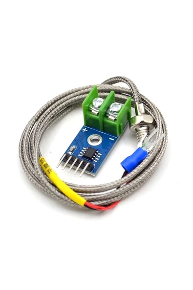 ROBİZ Max6675 Modül + K Tip Termokupl - Sıcaklık Isı Sensörü -20c +85c - Resim 5