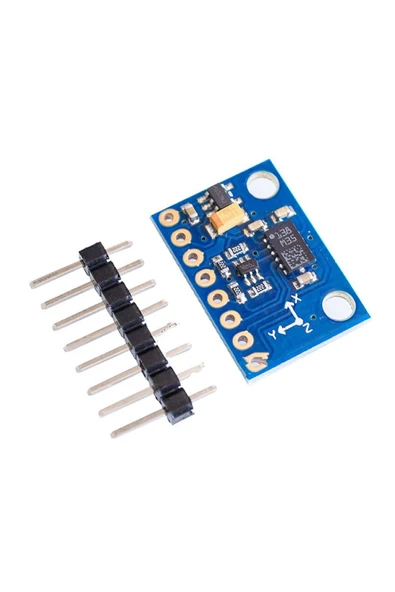 ROBİZ Gy-511 Lsm303dlhc 3 Eksen Ivme Ölçer 3 Eksen Manyetometre Sensör Modülü Pusula 3v-5v I2c Manyetik - 6